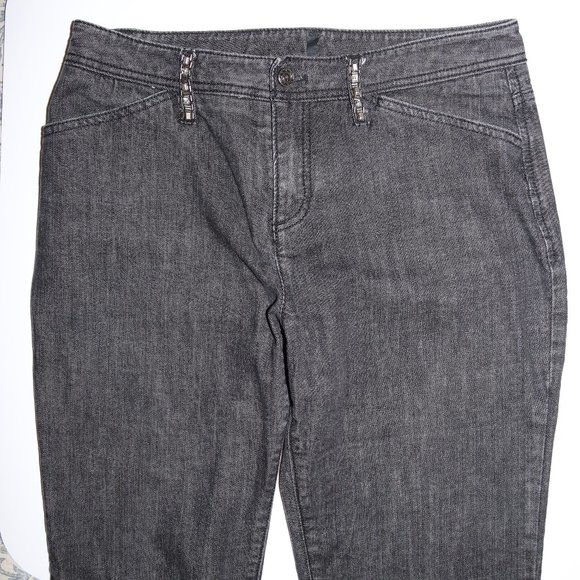 Tahari Jeans Black - w31x31.5 Inseam - Length 41.5 - Picture 2 of 7